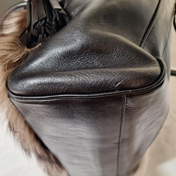 Coach Legacy Fox Fur Tote - Picture 11 of 15